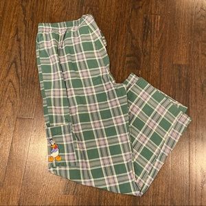 🥤Disney Donald Embroidered Lounge Pants Green